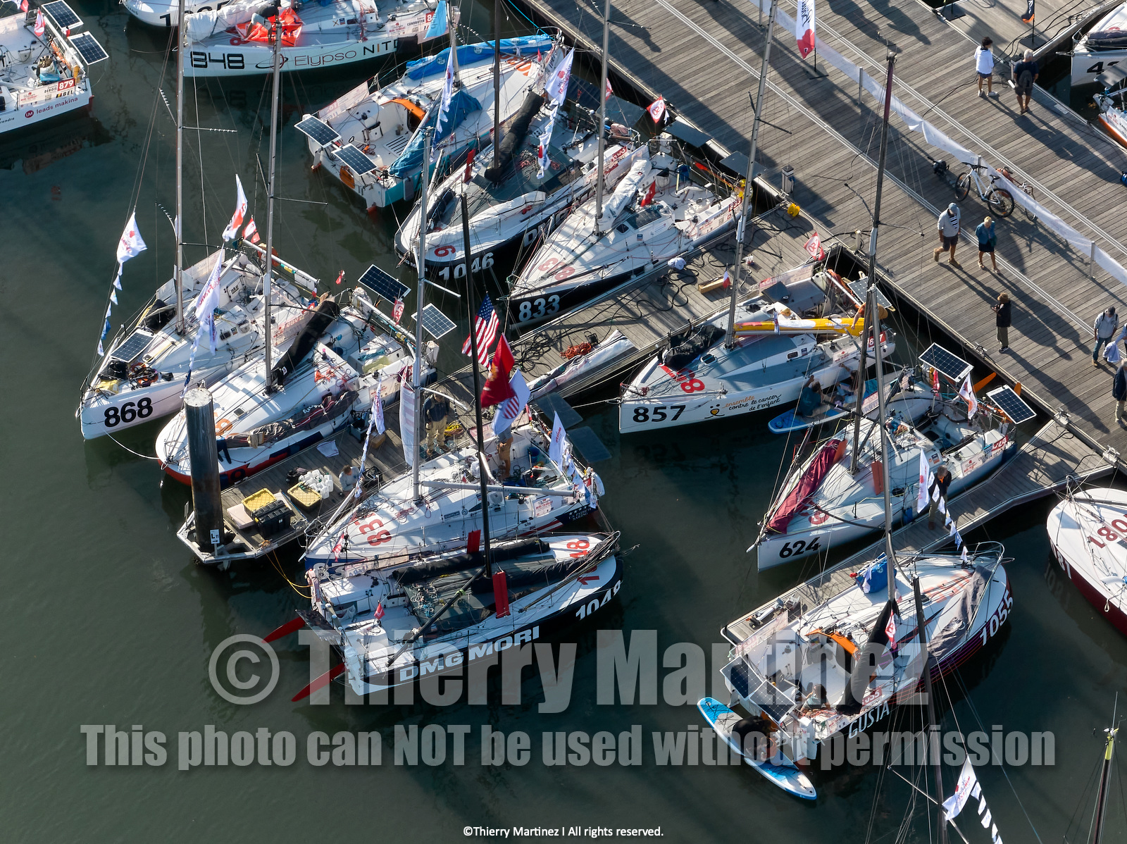 23_21245   © Thierry Martinez. LES SABLES D'OLONNE, 85 - FRANCE 22 septembre 2023.MINI TRANSAT 2023. Départ le 24 septembre.Les Sables d’Olonne (FRA)    Santa Cruz de la Palma ( Canaries)    St François ( Guadeloupe): 4050 NM.