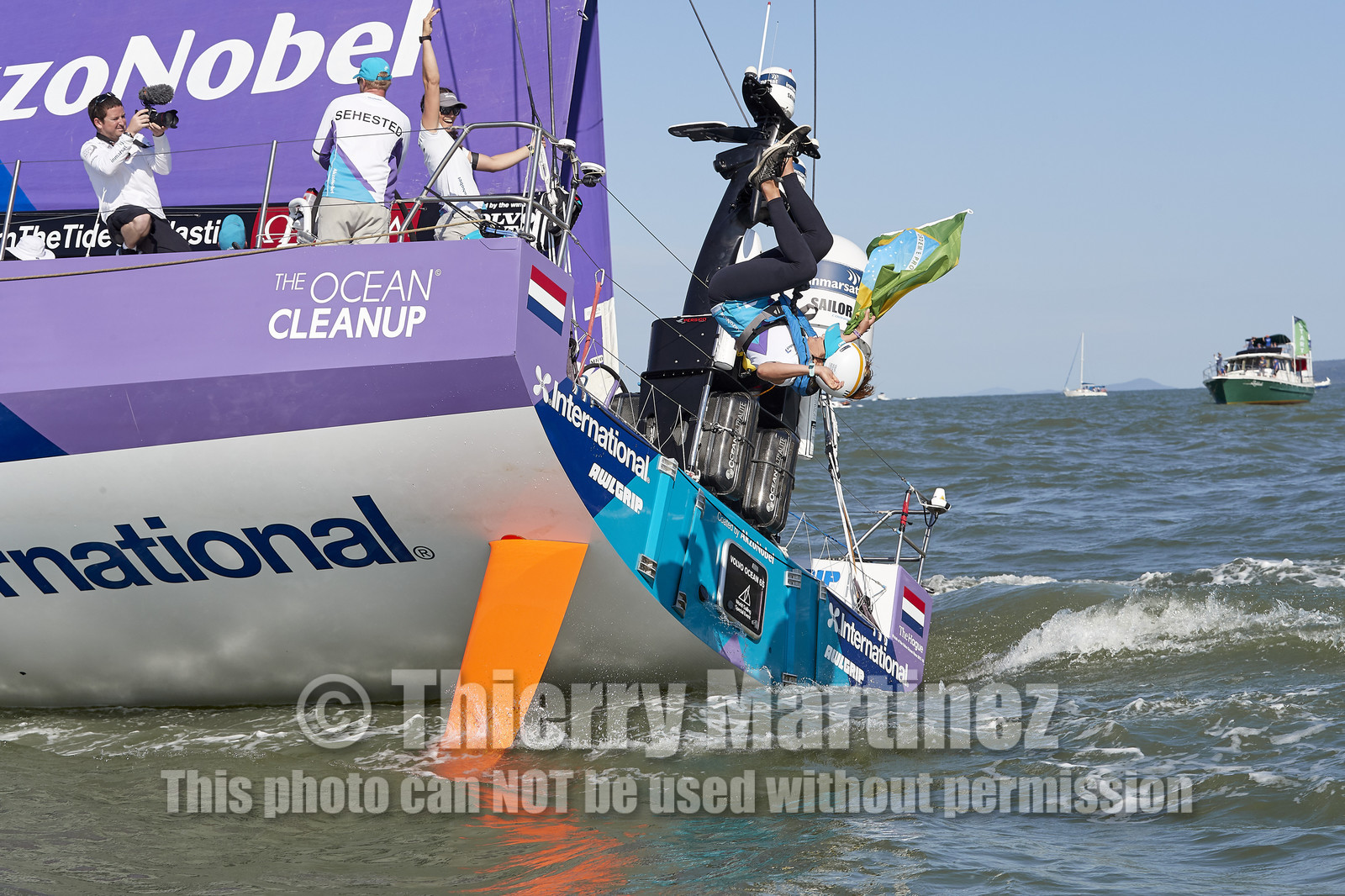 team AkzoNobel  in Volvo Ocean Race 2017-18.
