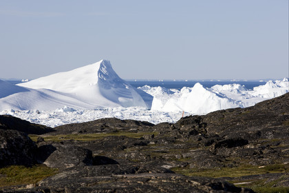 Schooner LA LOUISE sailing on west coast of Greenland.