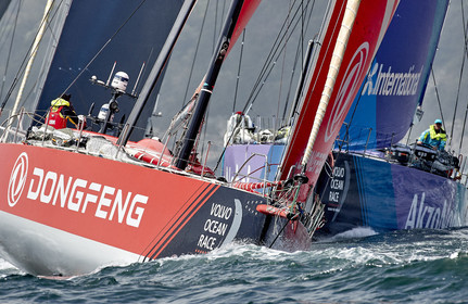 team AkzoNobel  in Volvo Ocean Race 2017-18.