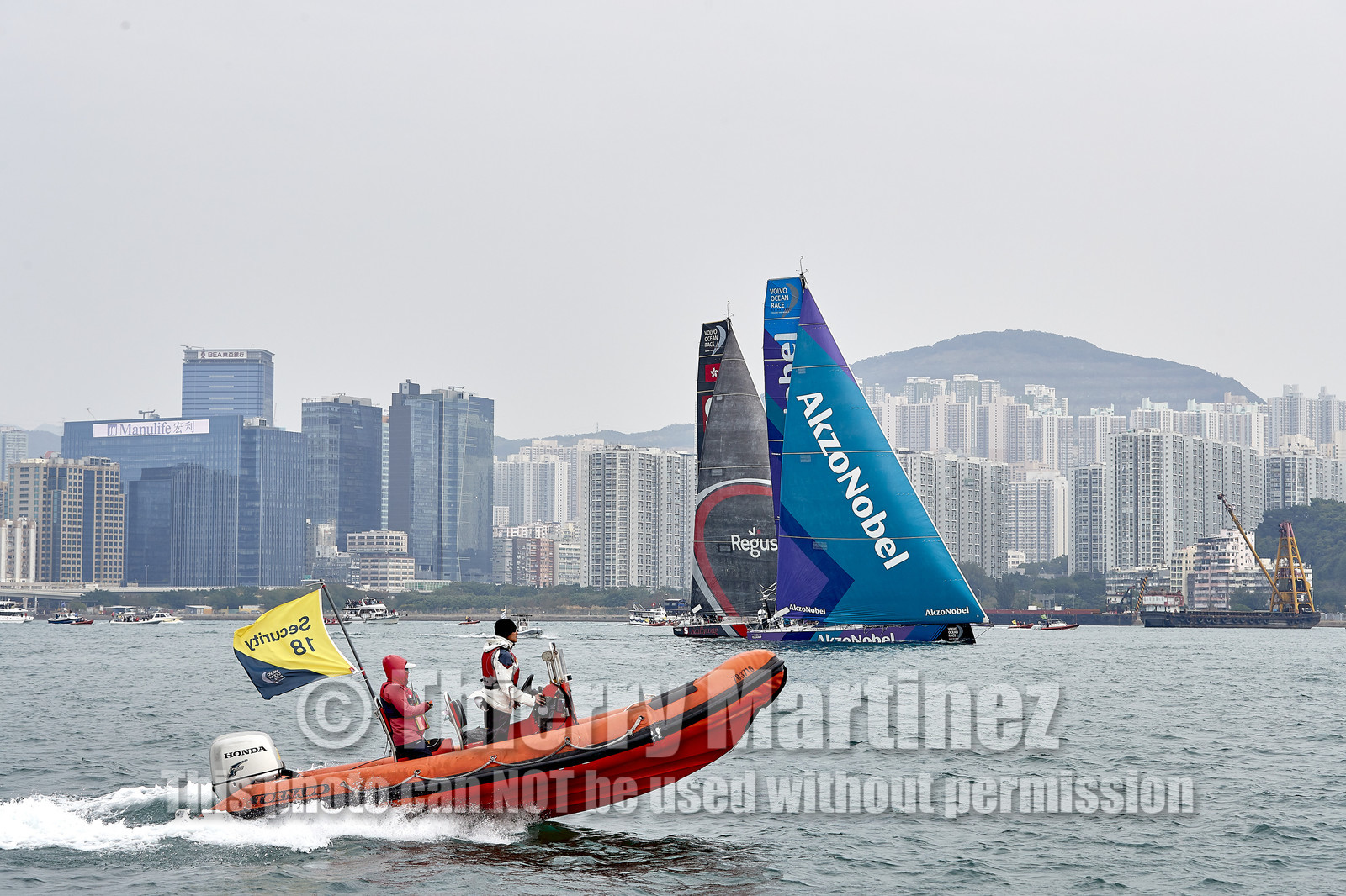 team AkzoNobel  in Volvo Ocean Race 2017-18.