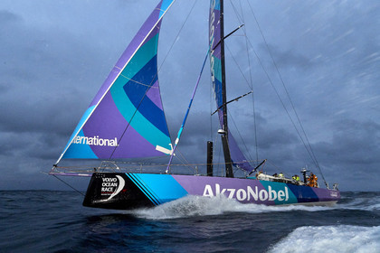 team AkzoNobel  in Volvo Ocean Race 2017-18.