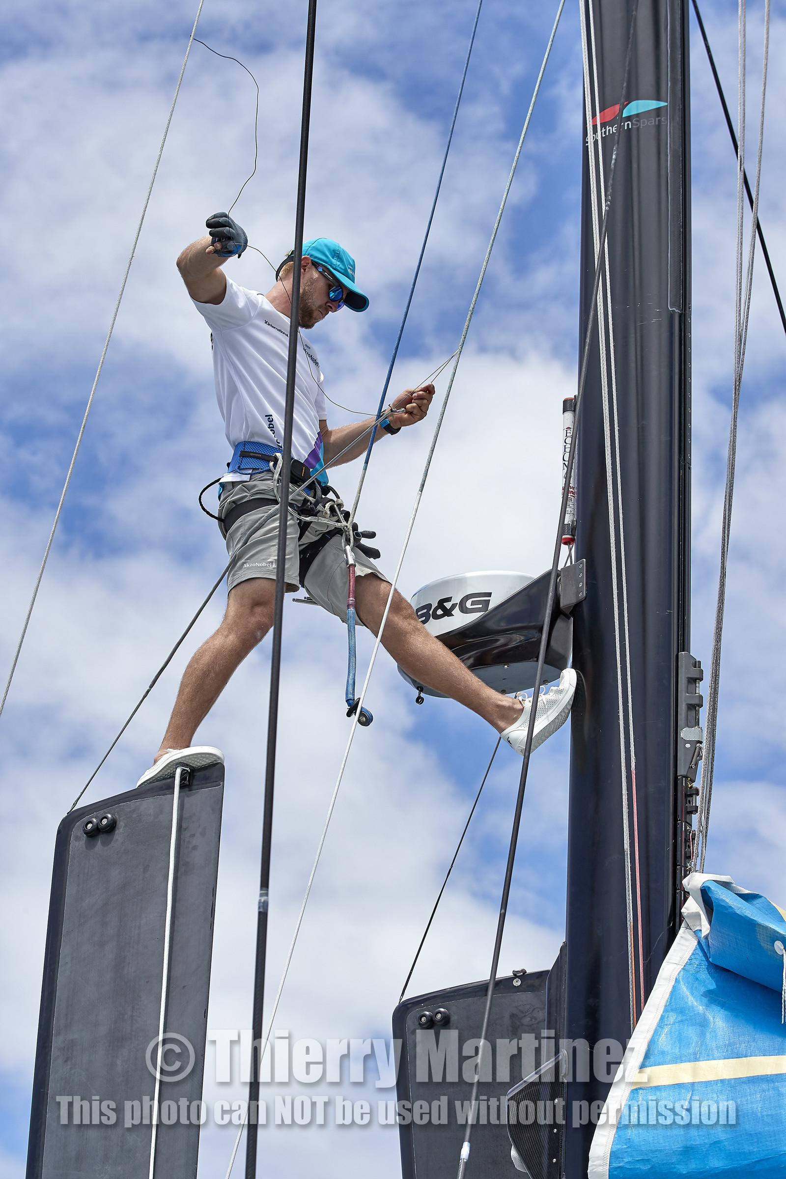 team AkzoNobel  in Volvo Ocean Race 2017-18.