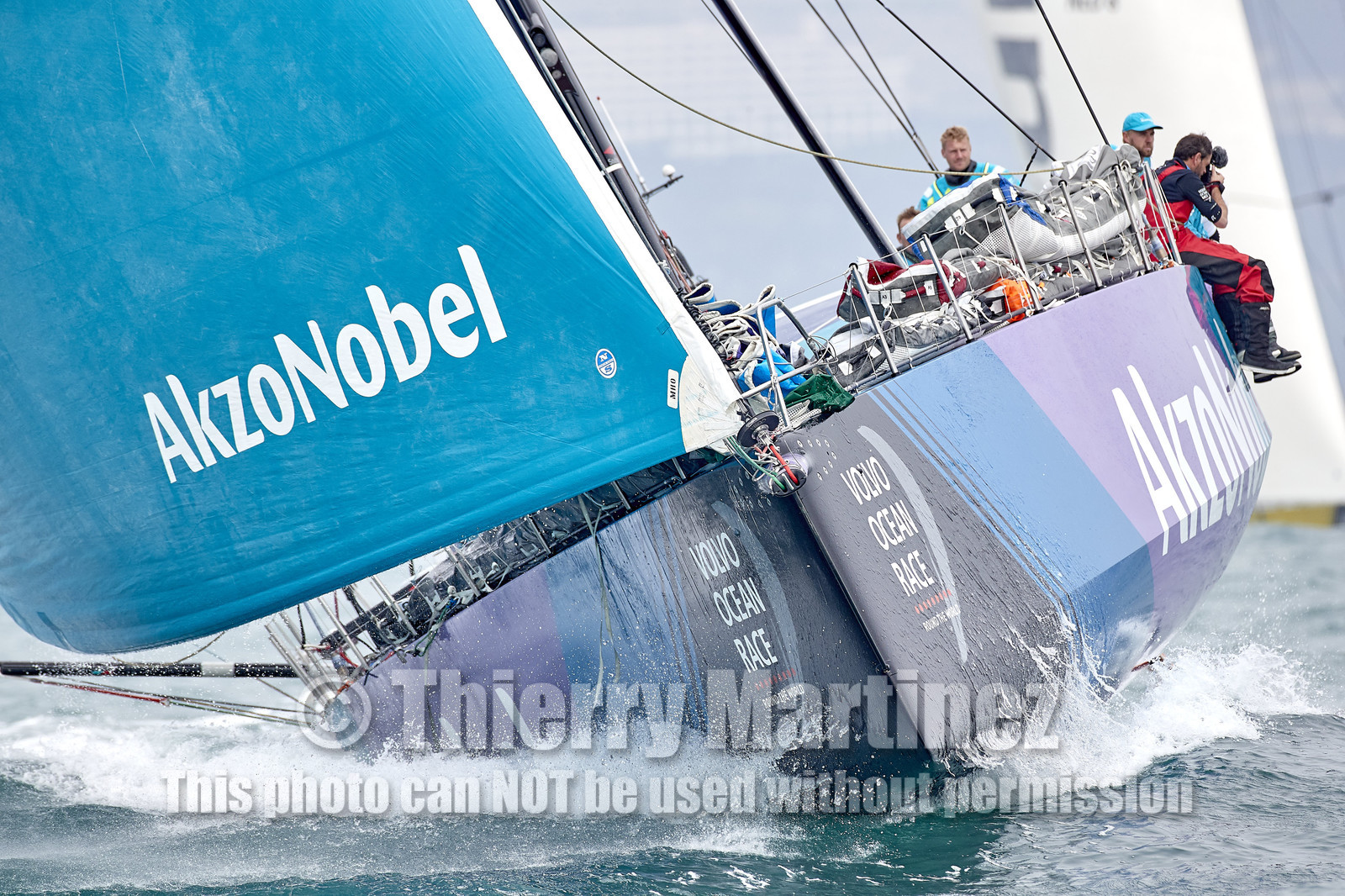 team AkzoNobel  in Volvo Ocean Race 2017-18.