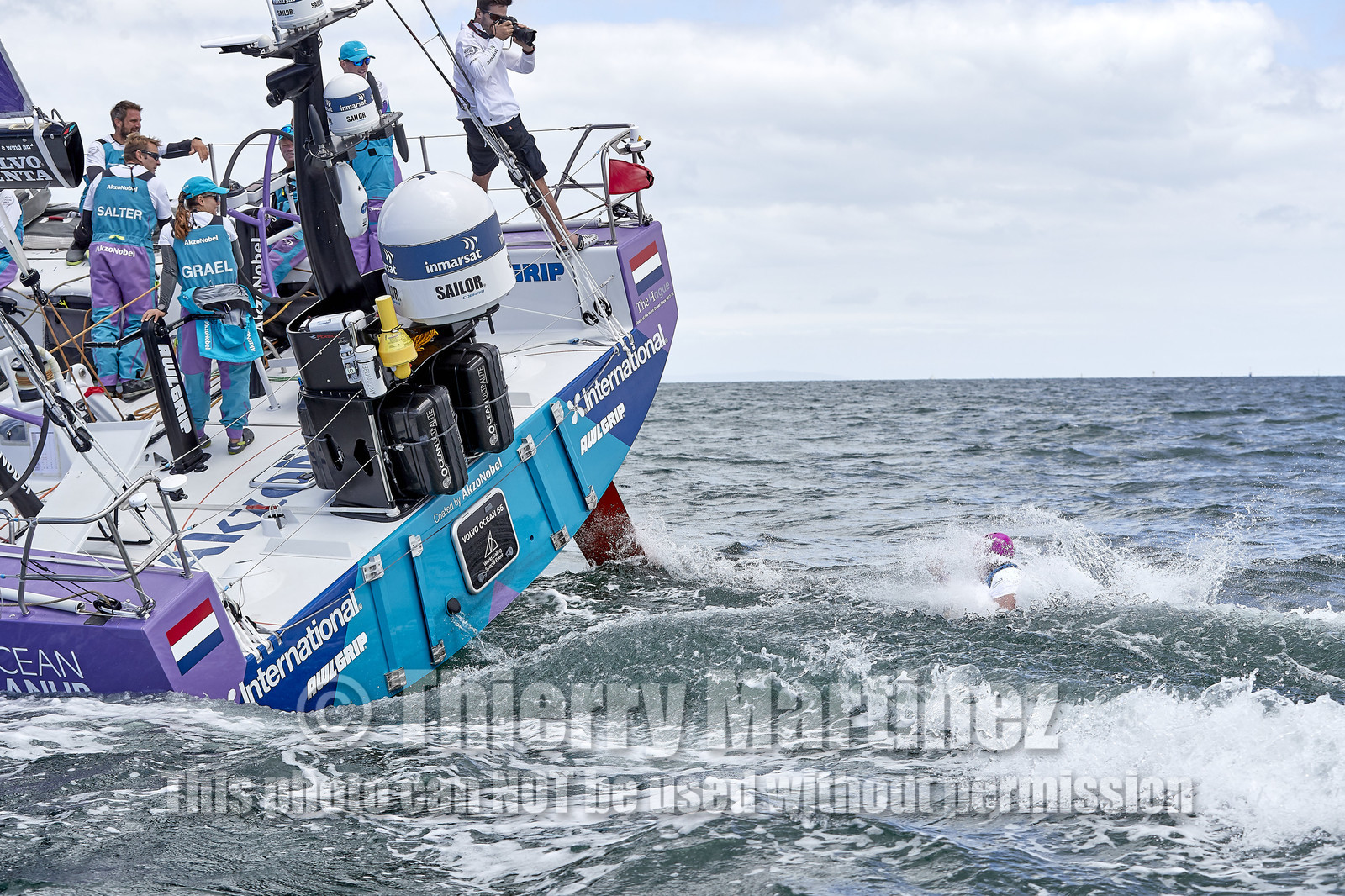 team AkzoNobel  in Volvo Ocean Race 2017-18.