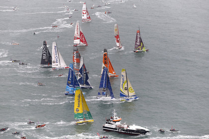 VENDEE GLOBE 2012 13 , Start  10 Nov 2012.