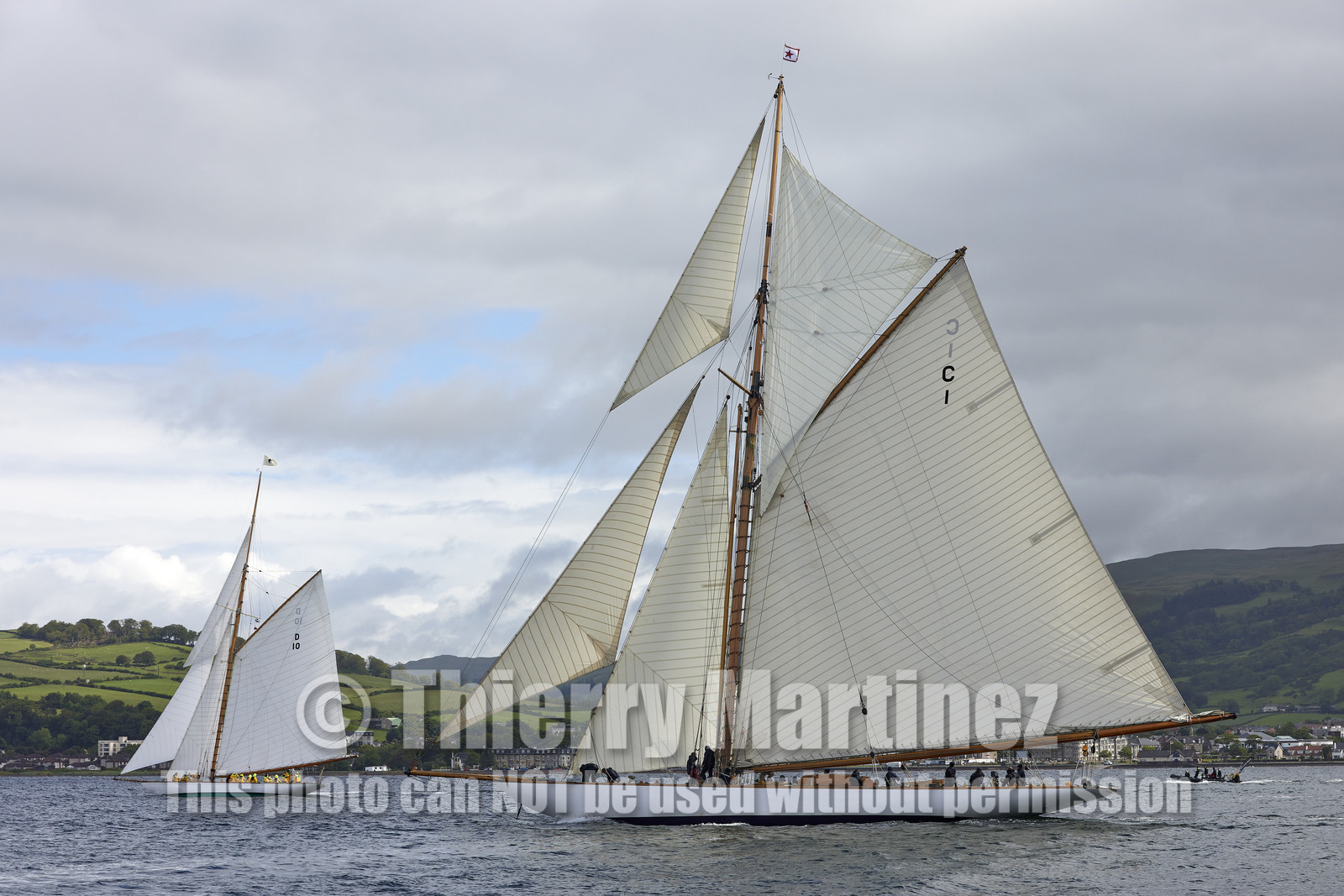 22_17006   © Thierry Martinez.FAIRLIE,SCOTLAND - UK 12th June 20222022 RICHARD MILLE FIFE REGATTA.Day 2 : LARGS to ROTHESAY