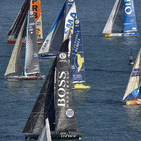 Départ Transat Jacques Vabre 2015.