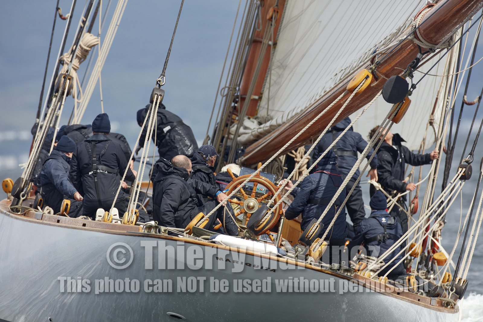 22_17006   © Thierry Martinez.FAIRLIE,SCOTLAND - UK 12th June 20222022 RICHARD MILLE FIFE REGATTA.Day 2 : LARGS to ROTHESAY