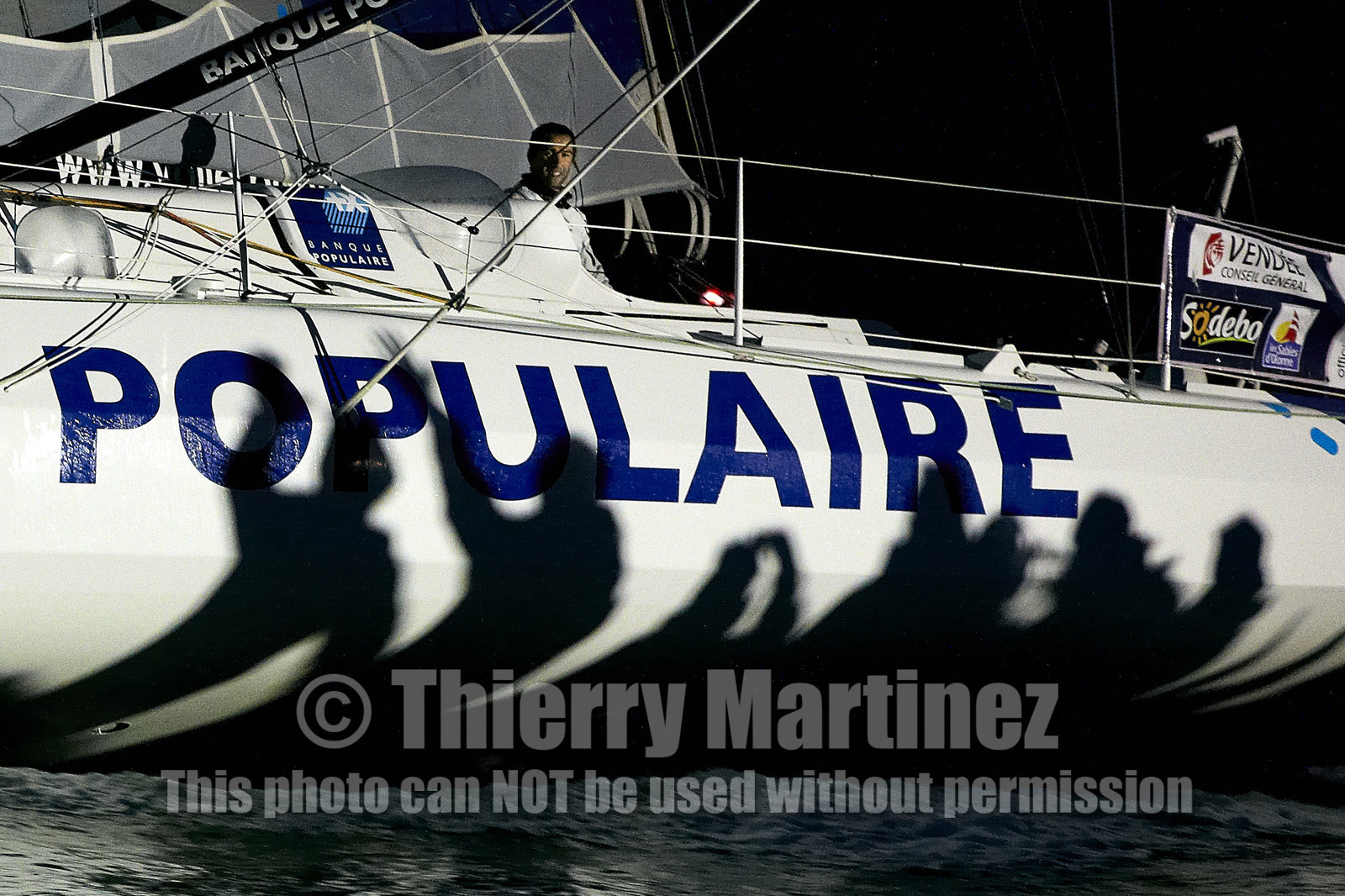 2012 13 VENDEE GLOBE. Armel Le Cleac'h (FRA) BANQUE POPULAIRE 2nd .