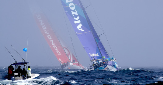 team AkzoNobel  in Volvo Ocean Race 2017-18.