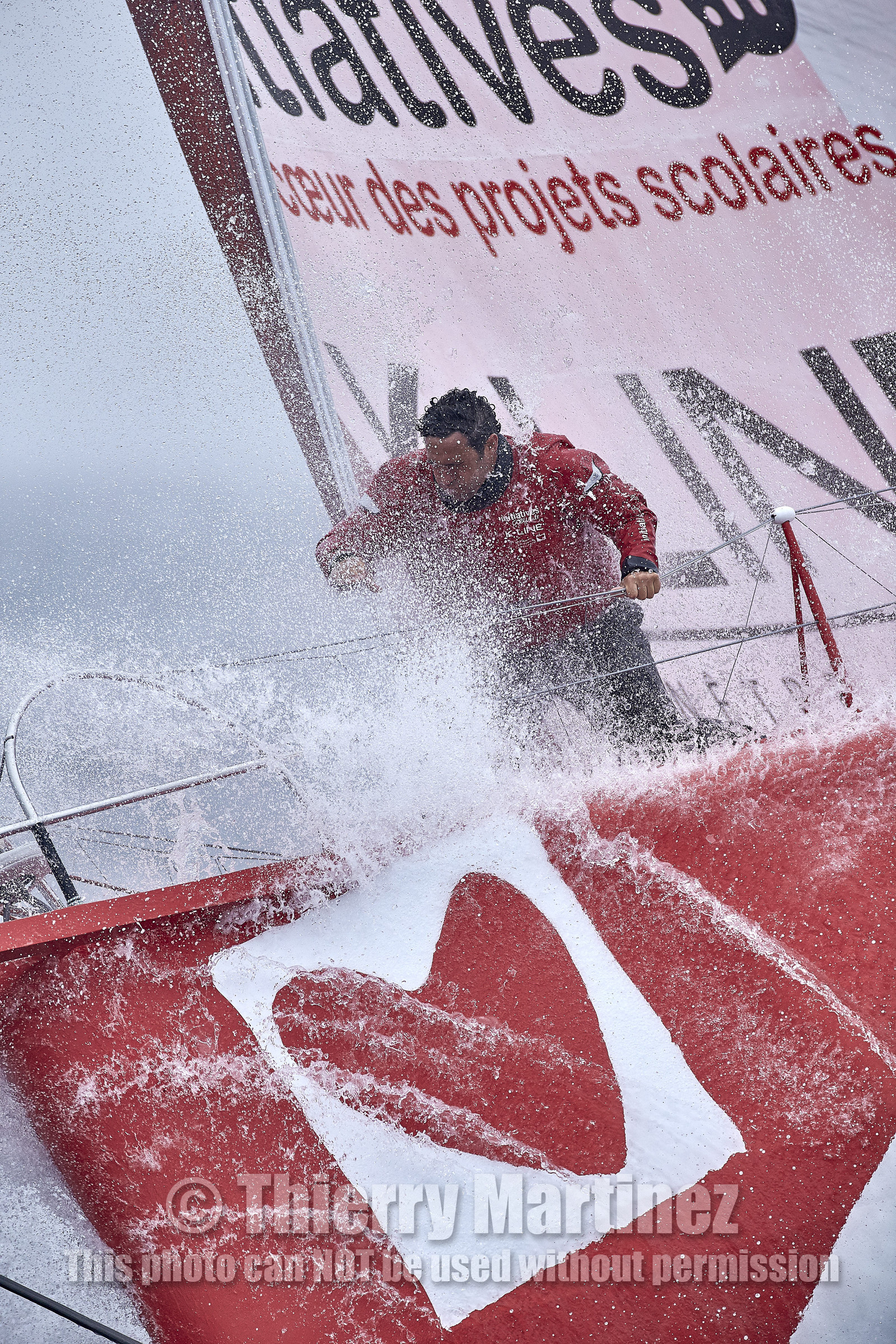 16_40258  ©Th.Martinez Sea&Co.  ILE DE GROIX - - FRANCE. 3 Août 2016. .Tanguy De Lamotte (FRA), a bord de l'IMOCA Initiatives-Coeur au large de l'Ile de Groix (FRA) en préparation du Vendée Globe 2016-17.