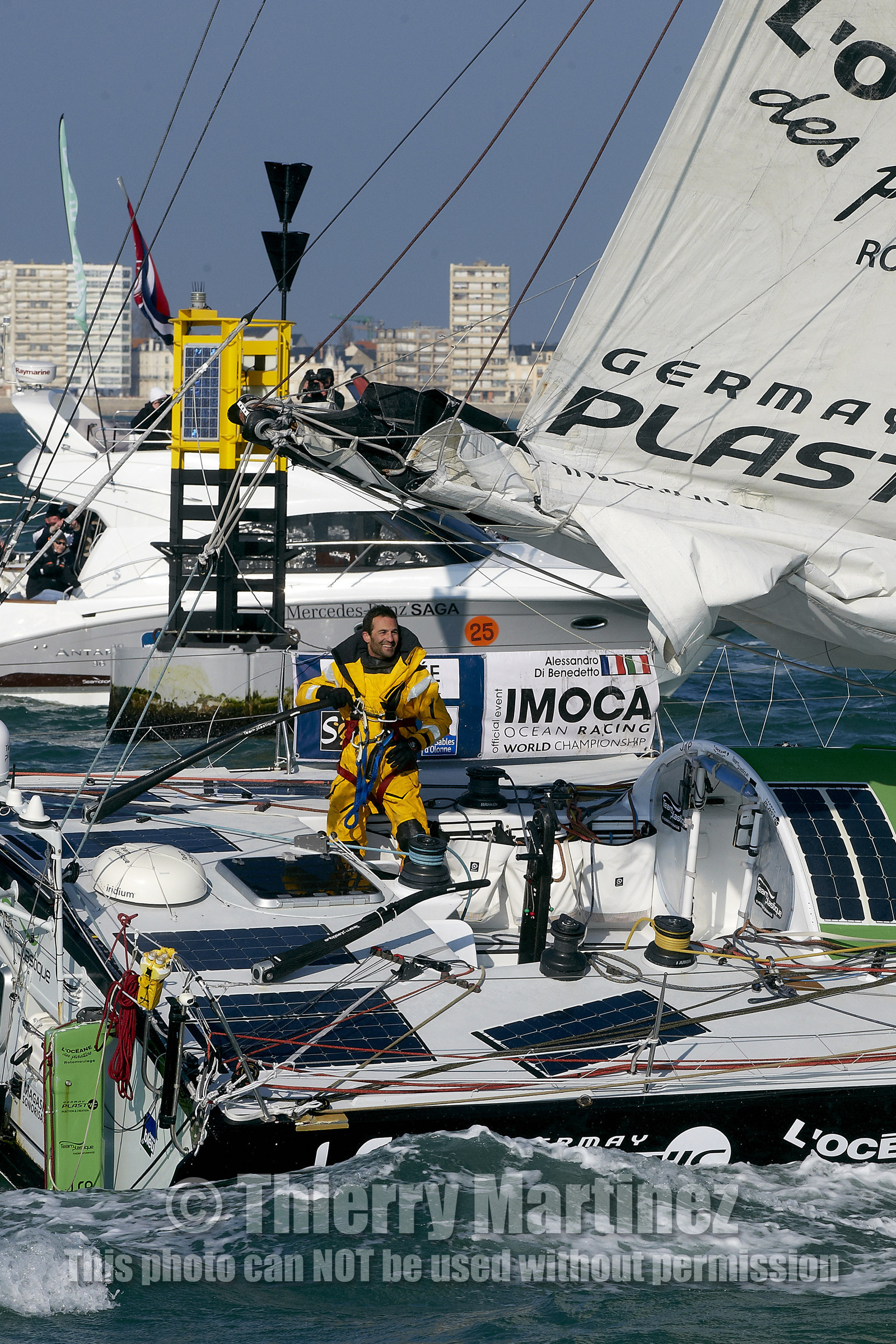 2012 13 VENDEE GLOBE ; Alessandro di Benedetto (FRA ITA) TEAM PLASTIQUE