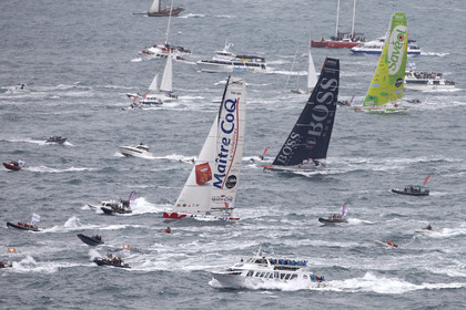 VENDEE GLOBE 2012 13 , Start 10 Nov 2012.