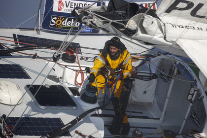 2012 13 VENDEE GLOBE ; Alessandro di Benedetto (FRA ITA) TEAM PLASTIQUE