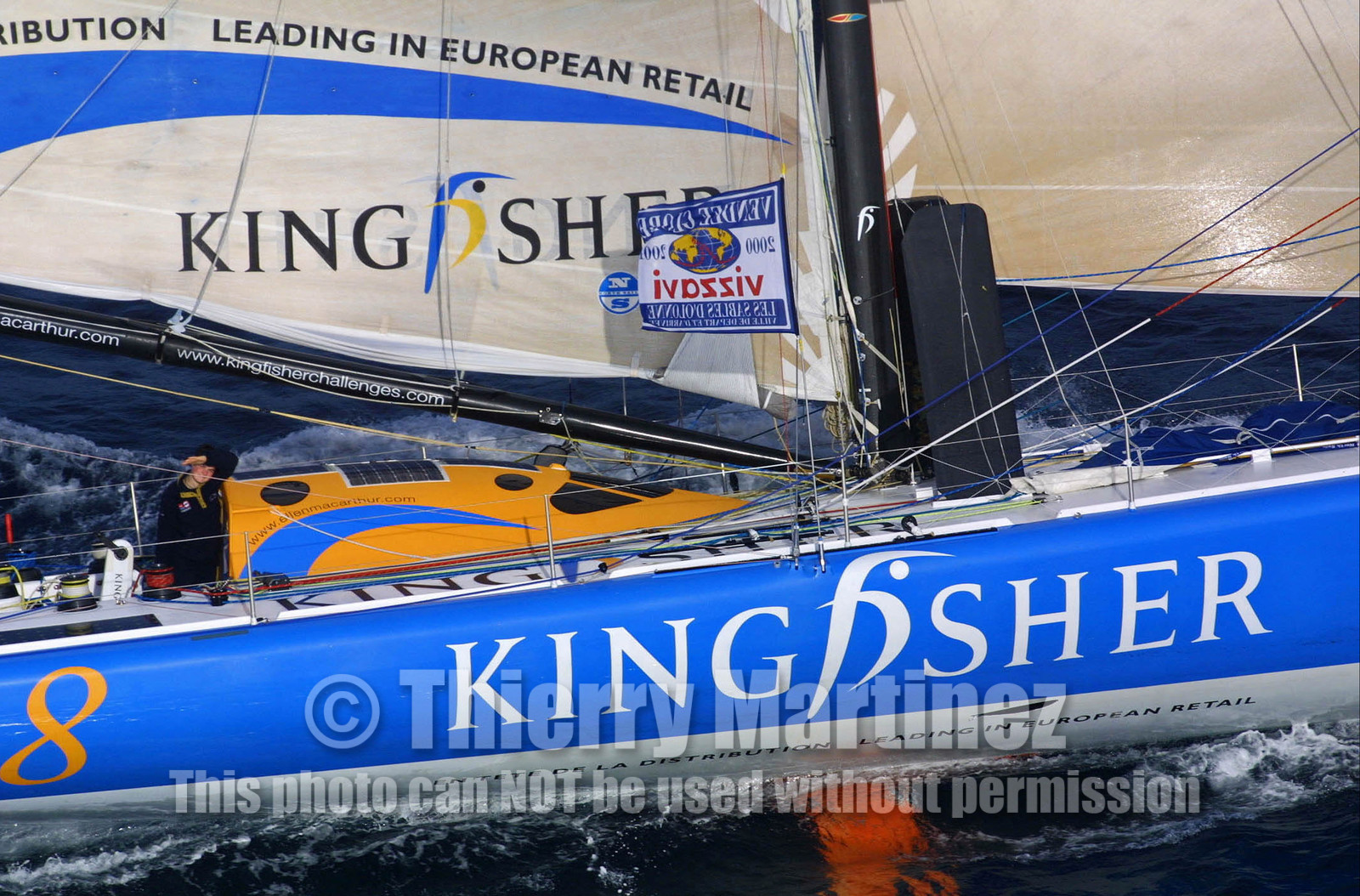 2000 Vendee Globe. Finish. Les Sables d'Olonne(FRA)