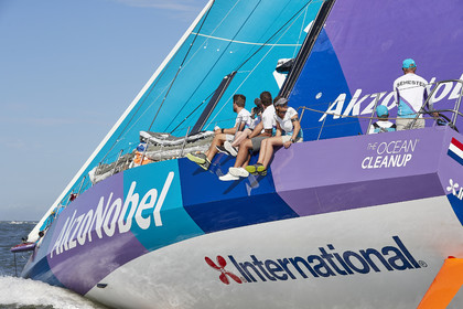 team AkzoNobel  in Volvo Ocean Race 2017-18.