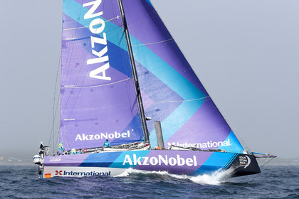 team AkzoNobel  in Volvo Ocean Race 2017-18.