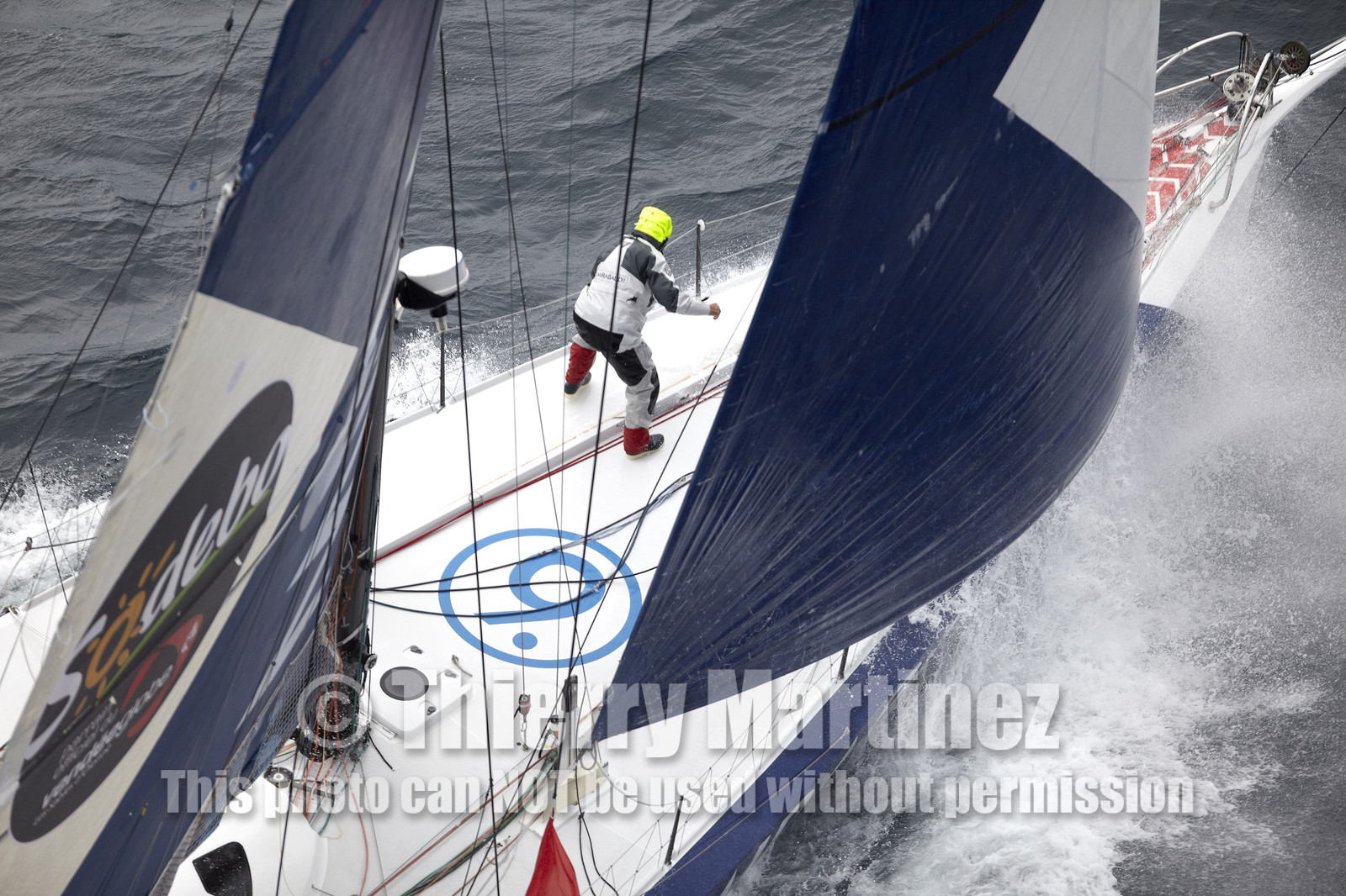 MIRABAUD  Monohull IMOCA 60, skipper Dominique Wavre (SUi)