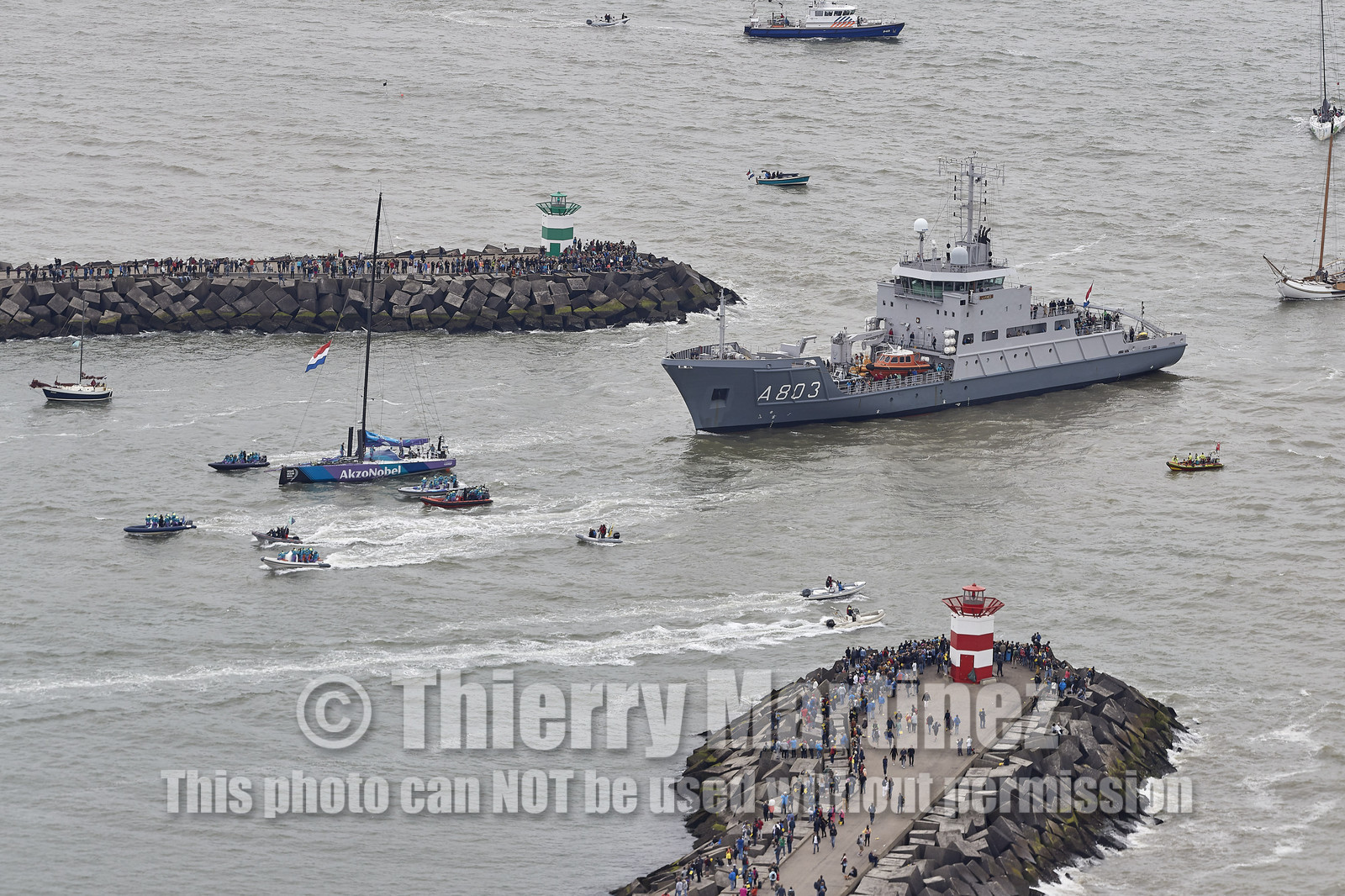 team AkzoNobel  in Volvo Ocean Race 2017-18.