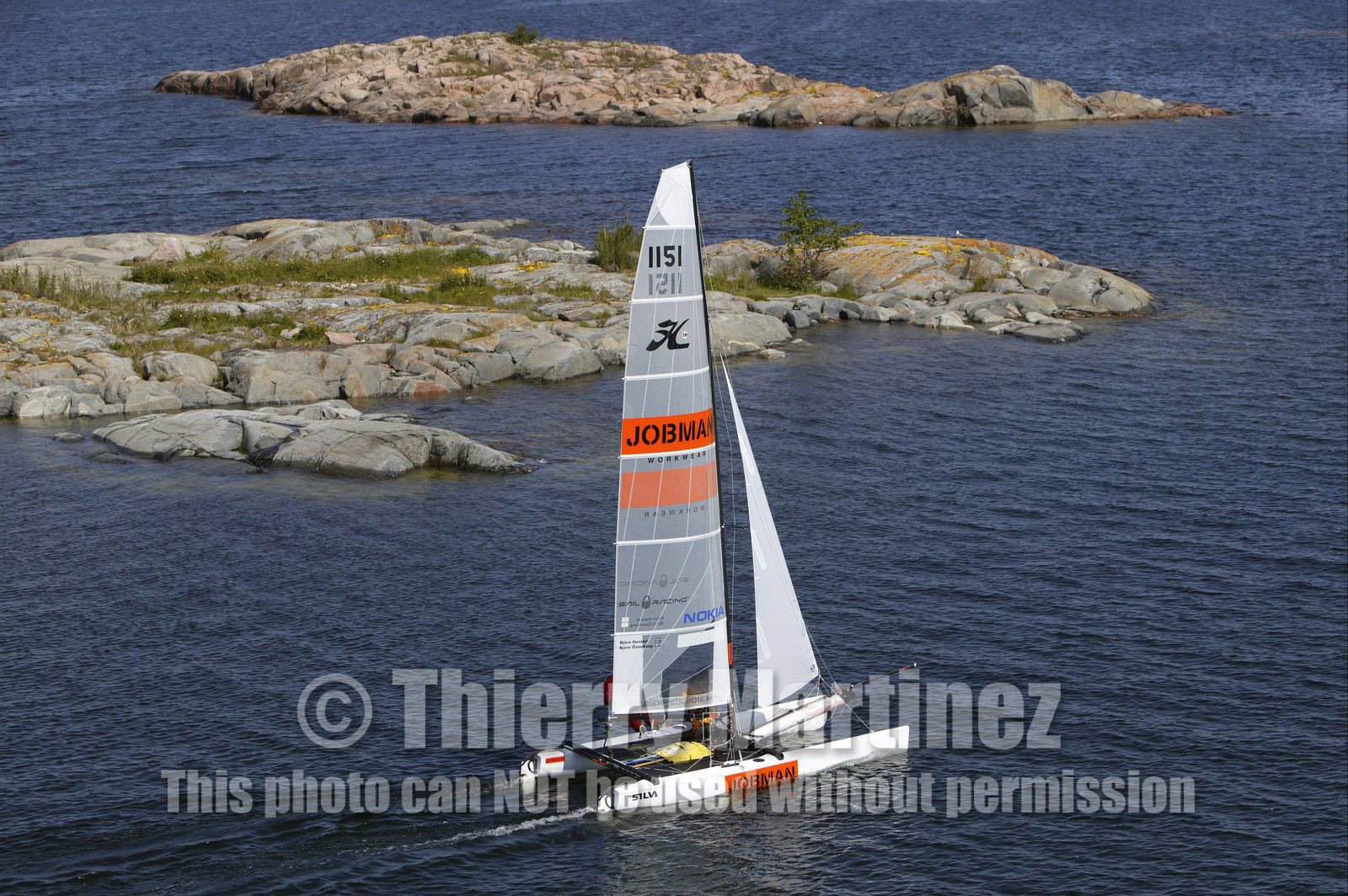 03_3161D © Th.Martinez,STOCKHOLM ARCHIPELAGO-SWEDEN9 07 03-Archipelago Raid (2003)  Leg 2.JOBMAN arriving at RODLOGA check point.