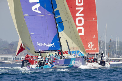 team AkzoNobel  in Volvo Ocean Race 2017-18.