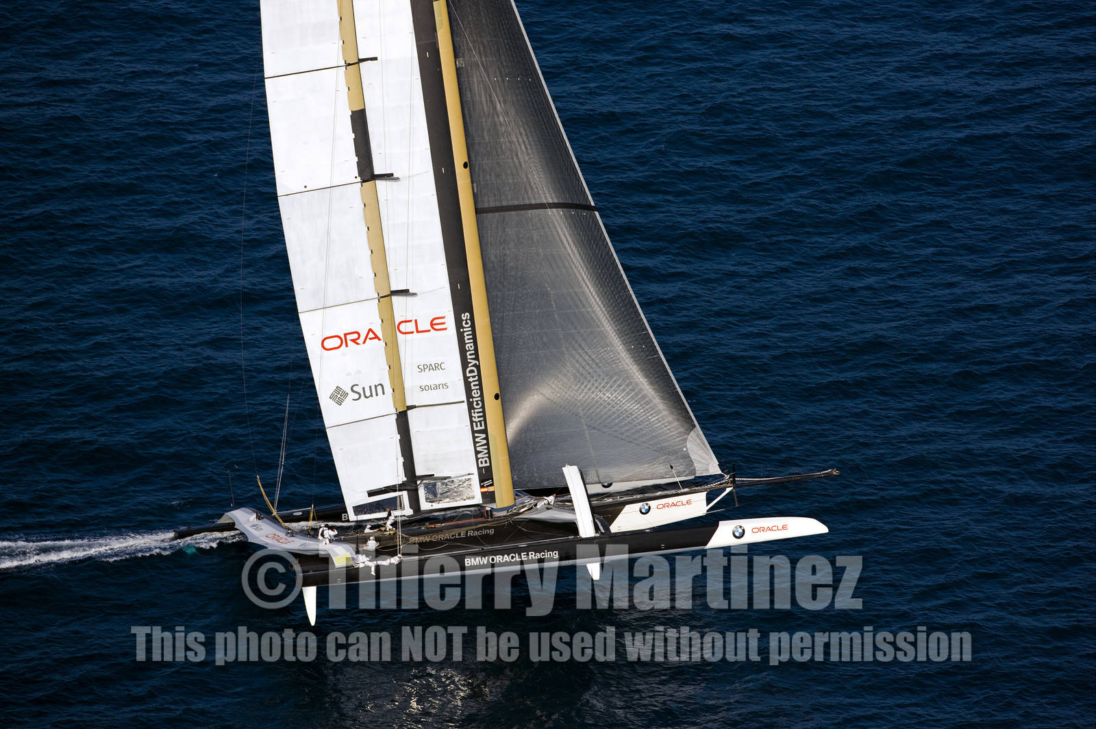 33rd  AMERICA'S CUP Valencia Spain, February 2010 - Defender:  ALINGHI (ALINGHI 5) vs Challenger : BMW Oracle Racing (USA 17)