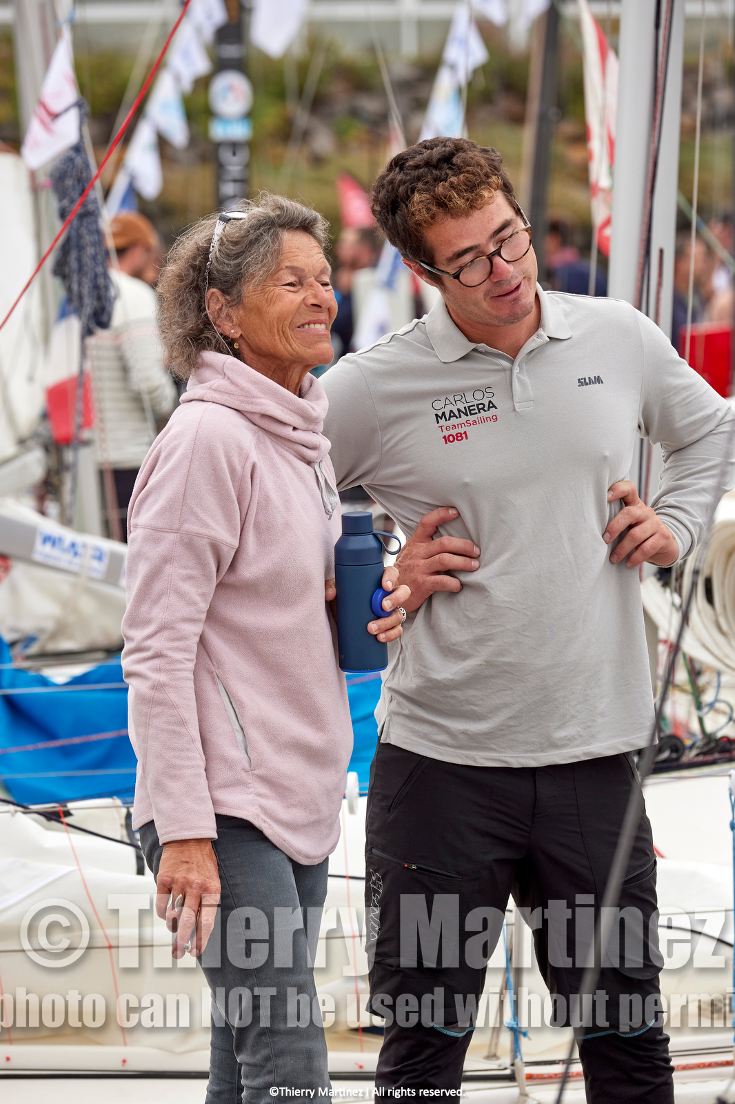 23_21655   © Thierry Martinez. LES SABLES D'OLONNE, 85 - FRANCE 25 septembre 2023.Départ MINI TRANSAT 2023. Départ du Dimanche 24 septembre retardé au Lundi 25 Sept .Les Sables d’Olonne (FRA)    Santa Cruz de la Palma ( Canaries)    St François ( Guadeloupe): 4050 NM.