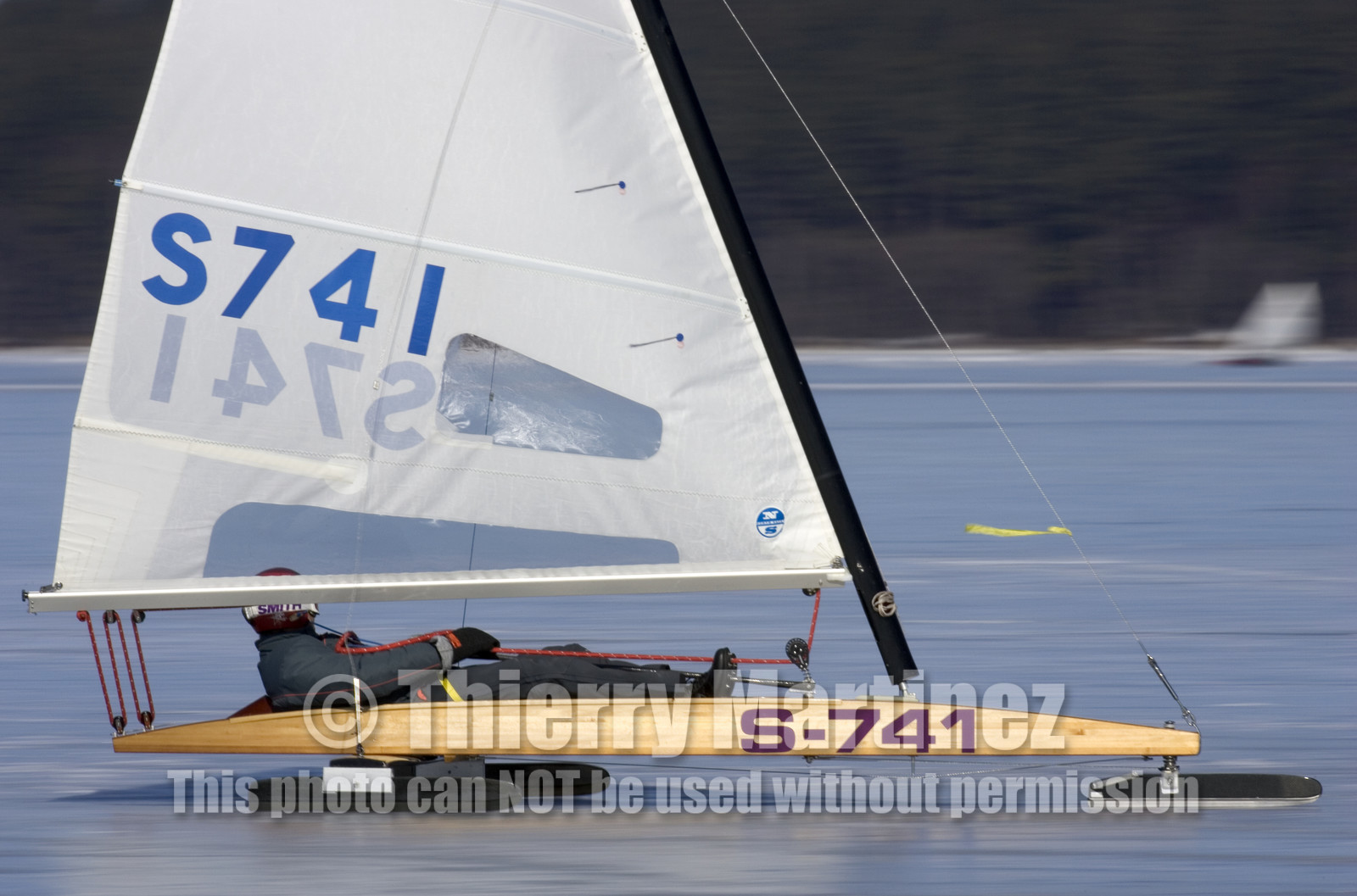 Ice Boats in Stockholm Archipelago - March 2005.