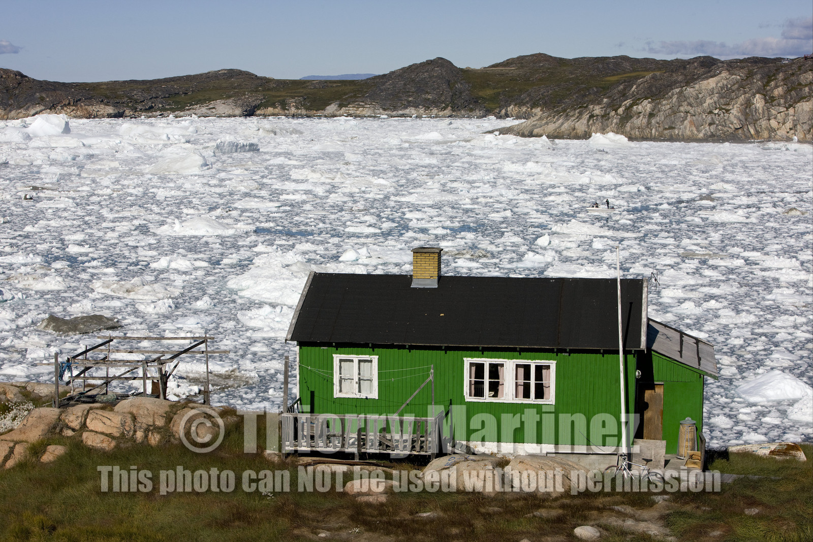 Schooner LA LOUISE sailing on west coast of Greenland.
