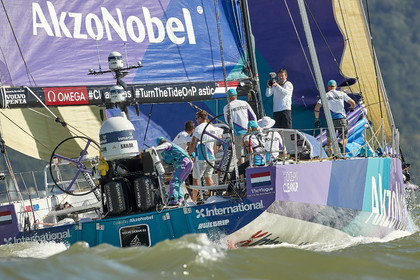 team AkzoNobel  in Volvo Ocean Race 2017-18.