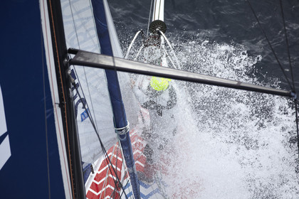 MIRABAUD  Monohull IMOCA 60, skipper Dominique Wavre (SUi)