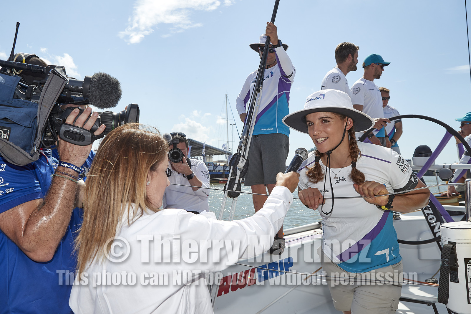 team AkzoNobel  in Volvo Ocean Race 2017-18.