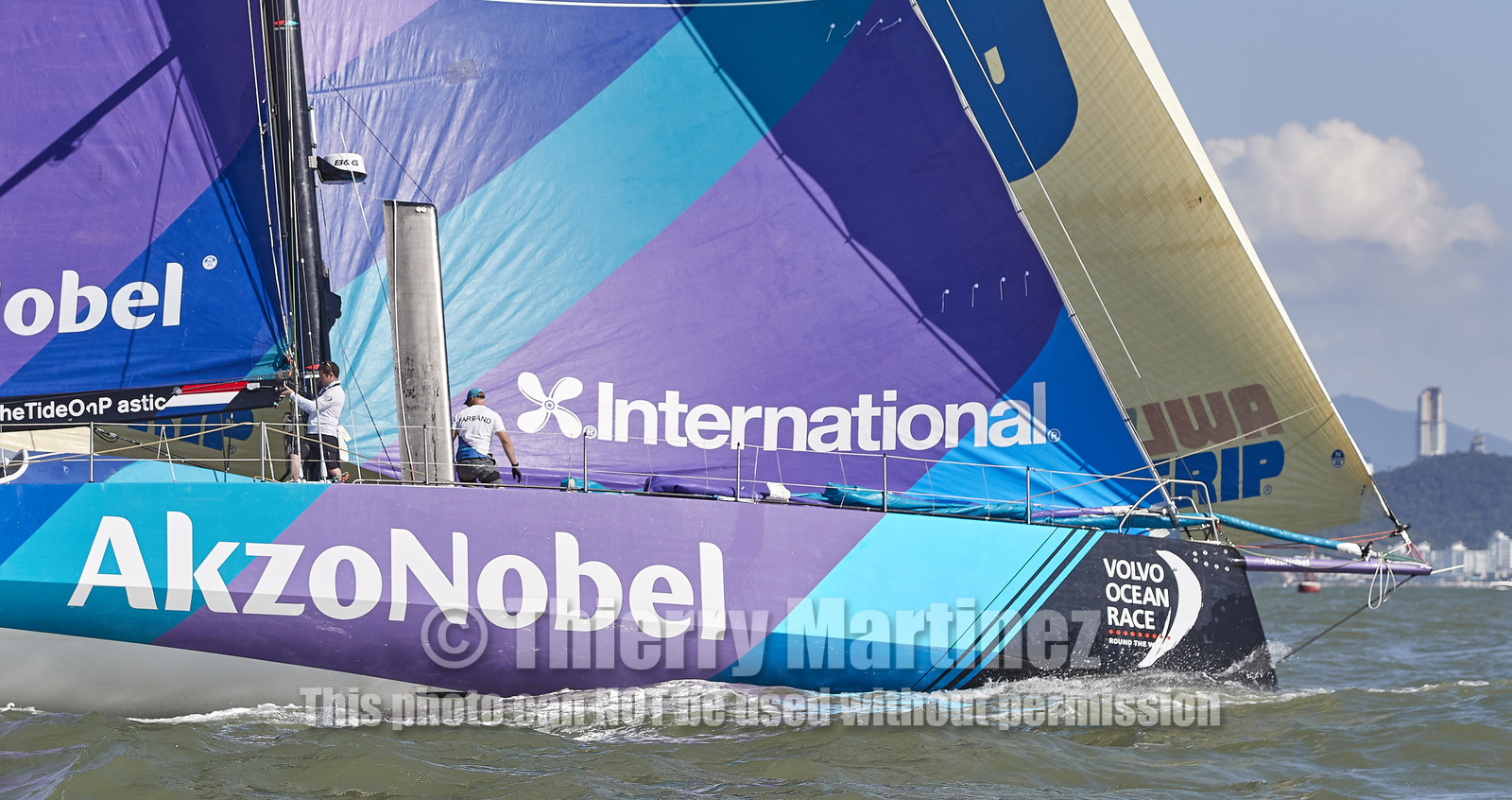 team AkzoNobel  in Volvo Ocean Race 2017-18.