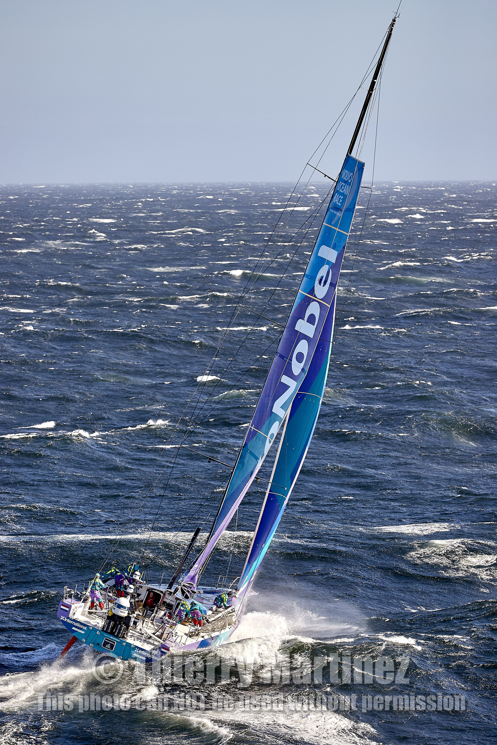 team AkzoNobel  in Volvo Ocean Race 2017-18.