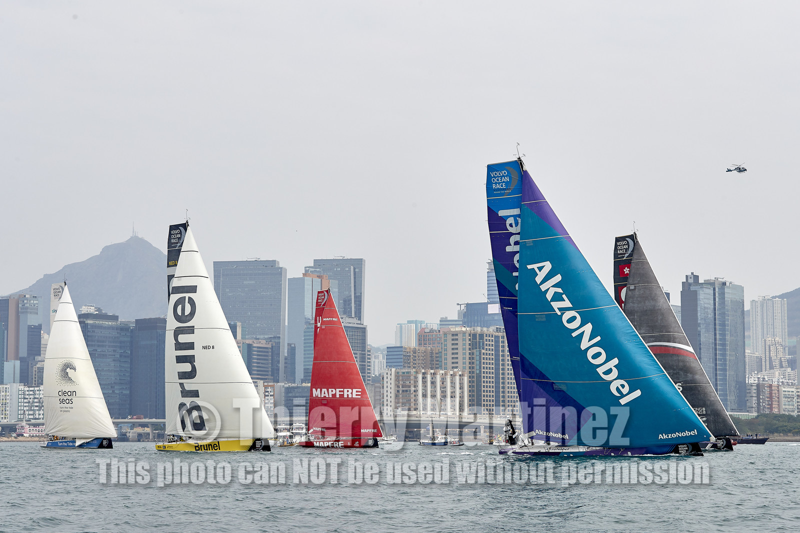 team AkzoNobel  in Volvo Ocean Race 2017-18.