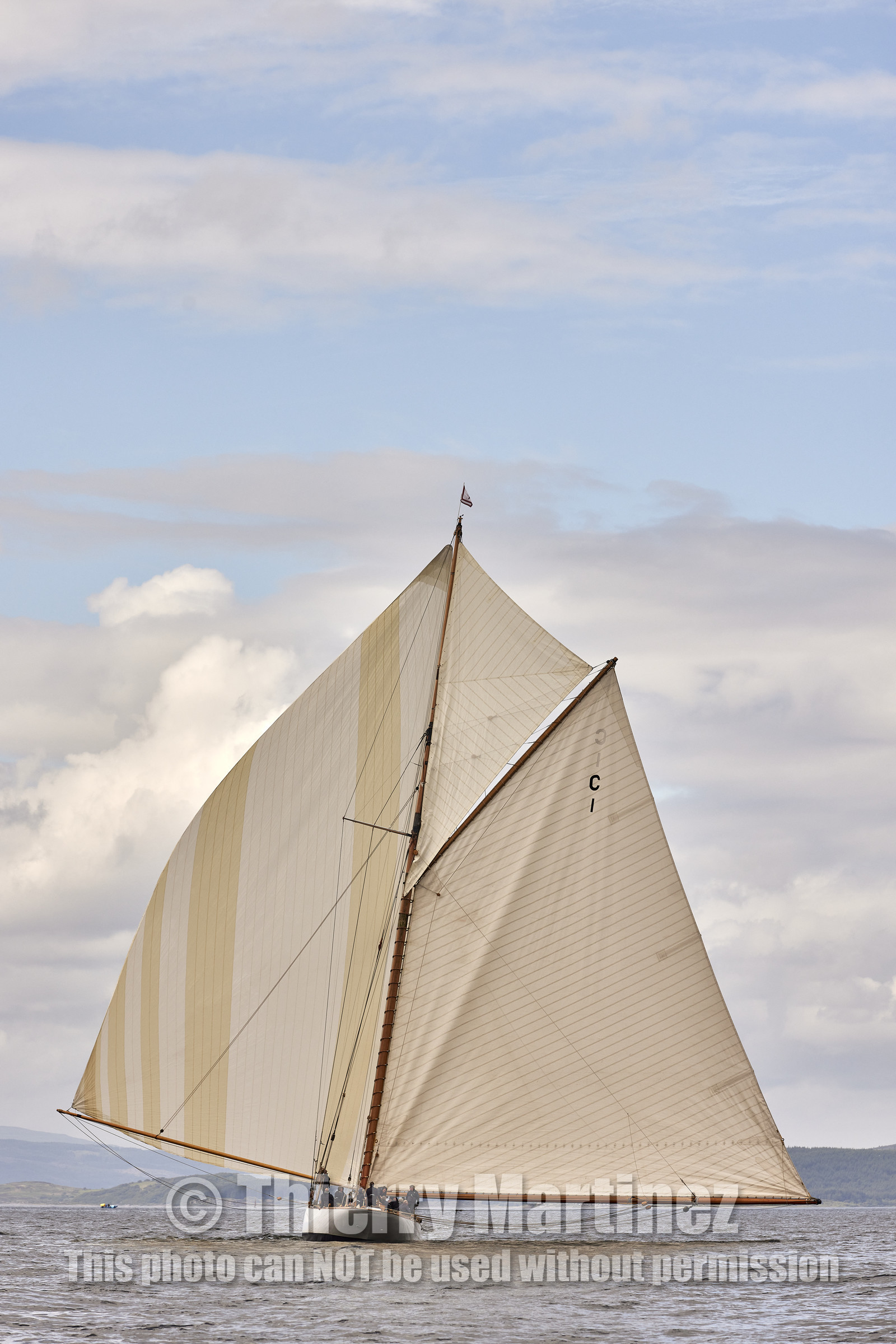22_22863  © Thierry Martinez.FAIRLIE,SCOTLAND - UK 14th June 20222022 RICHARD MILLE FIFE REGATTA.Day 4 :ROTHESAY (ISLE OF BUTE) to PORTAVADIE.