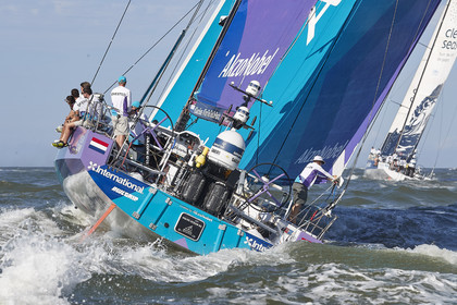 team AkzoNobel  in Volvo Ocean Race 2017-18.