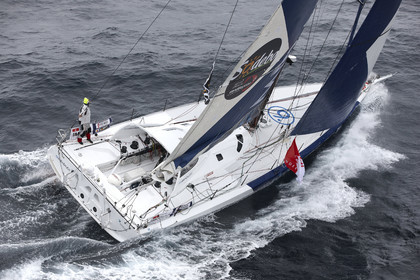 MIRABAUD  Monohull IMOCA 60, skipper Dominique Wavre (SUi)