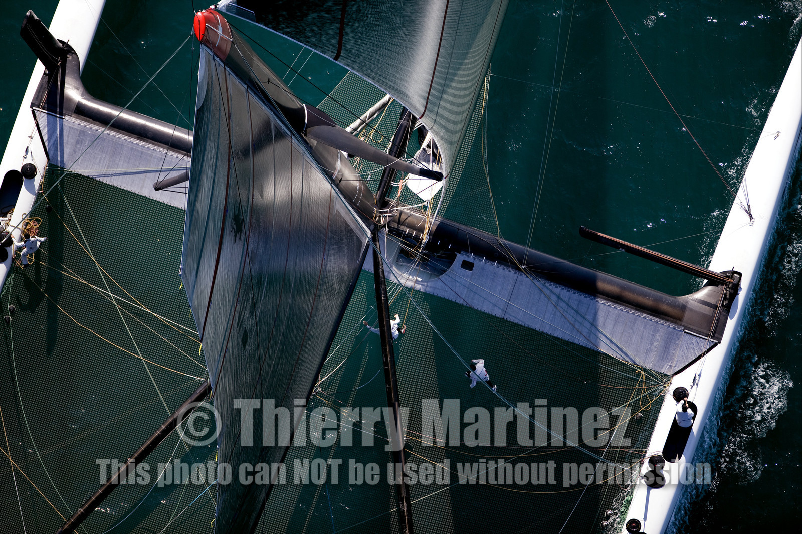 33rd  AMERICA'S CUP Valencia Spain, February 2010 - Defender:  ALINGHI (ALINGHI 5) vs Challenger : BMW Oracle Racing (USA 17)