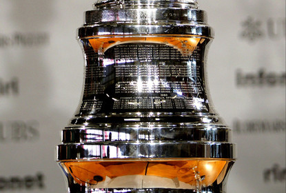 03_2218D ©Th.Martinez Team .Geneva , Switzerland. America's Cup 2003. 8th March 2003.Alinghi Team winner of America's Cup 2003, arriving in Geneva Airport with thE America's Cup..The CUP during Geneva Airport Press conference....