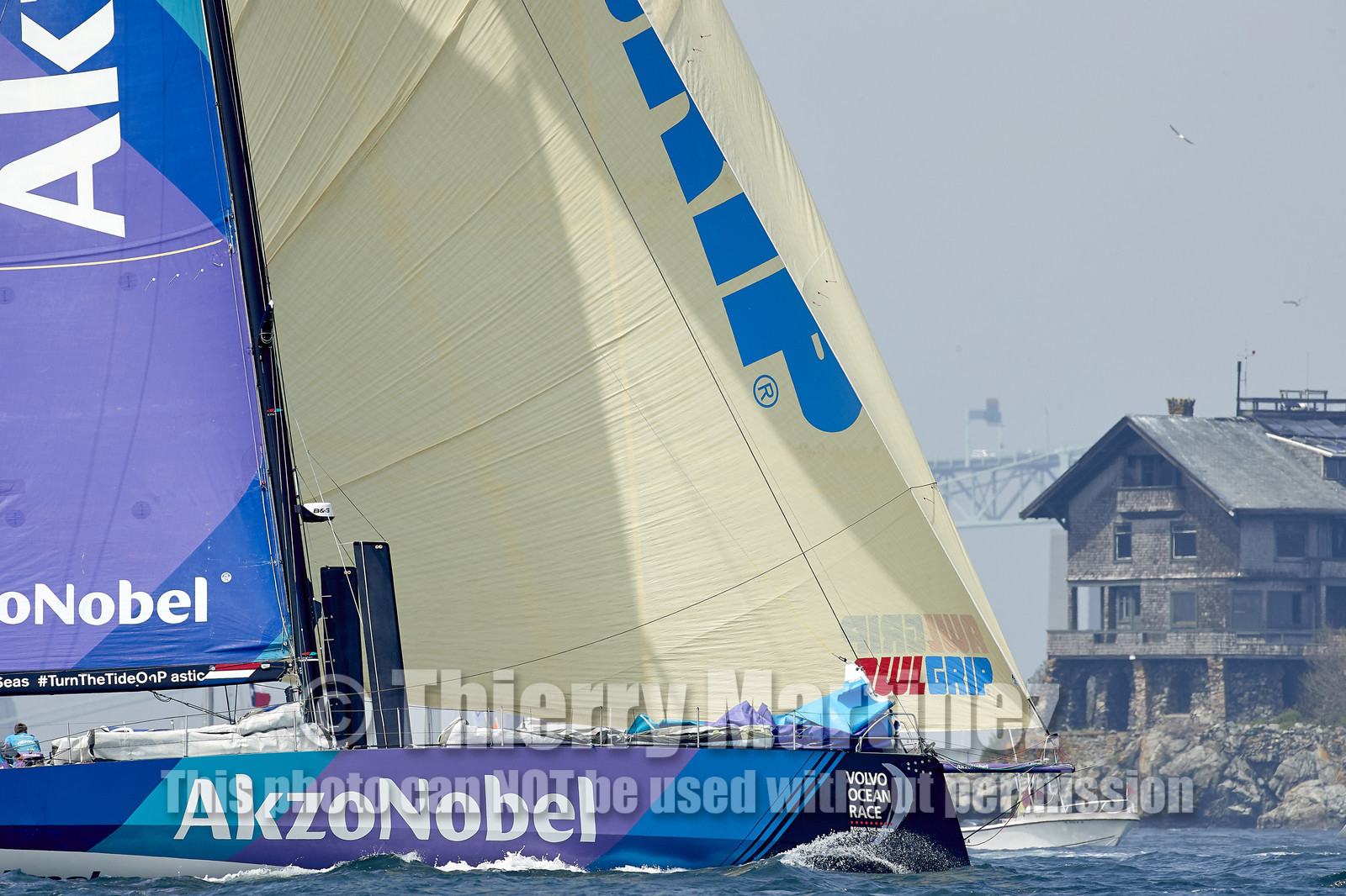 team AkzoNobel  in Volvo Ocean Race 2017-18.