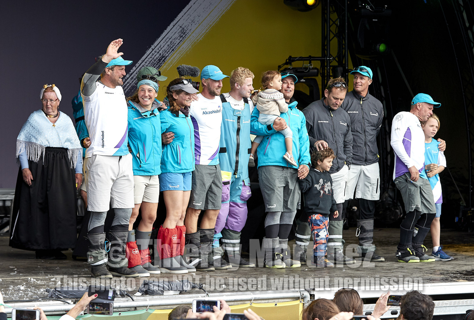 team AkzoNobel  in Volvo Ocean Race 2017-18.