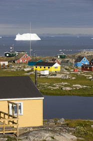 Schooner LA LOUISE sailing on west coast of Greenland.