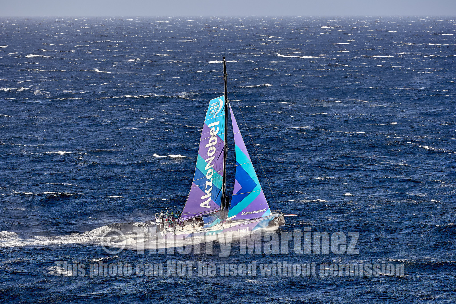 team AkzoNobel  in Volvo Ocean Race 2017-18.