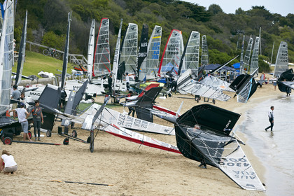 2015 McDougall + McConaghy Moth Worlds. Sorrento - VIC AUSTRALIA  . 6 16 January 2015. Organize by Sorrento Sailing Couta Boat Club.