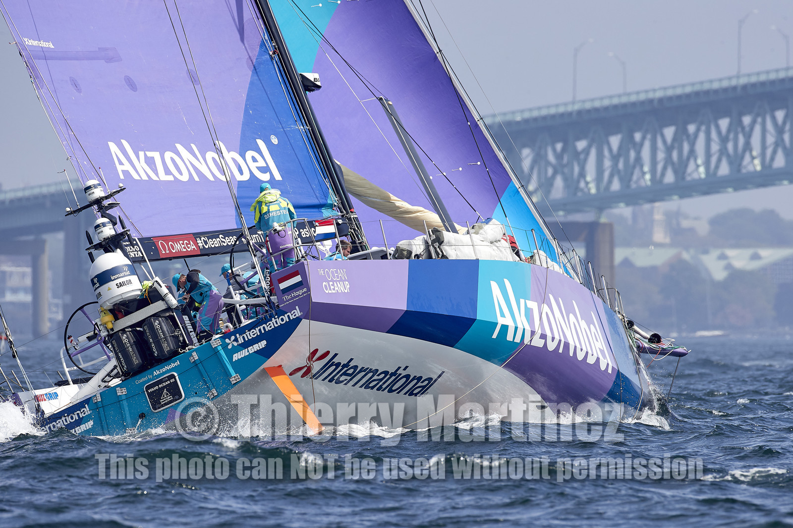 team AkzoNobel  in Volvo Ocean Race 2017-18.
