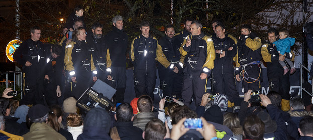 MAXI  SPINDRIFT 2 Jules Verne trophy  2015 2016 attempt.