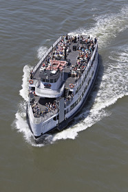 Aerial view of New York City (USA).