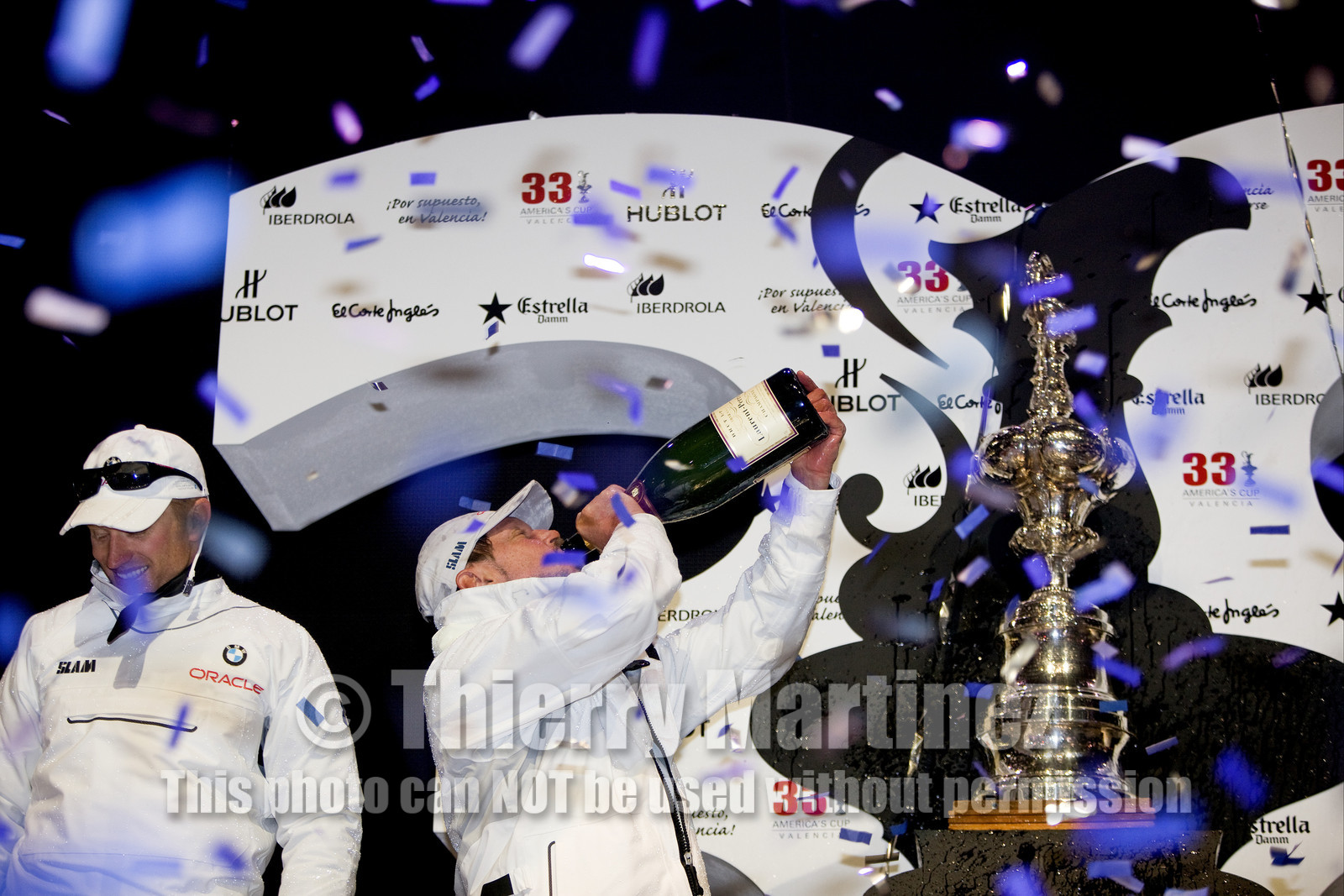 33rd  AMERICA'S CUP Valencia Spain, February 2010 - Defender:  ALINGHI (ALINGHI 5) vs Challenger : BMW Oracle Racing (USA 17)